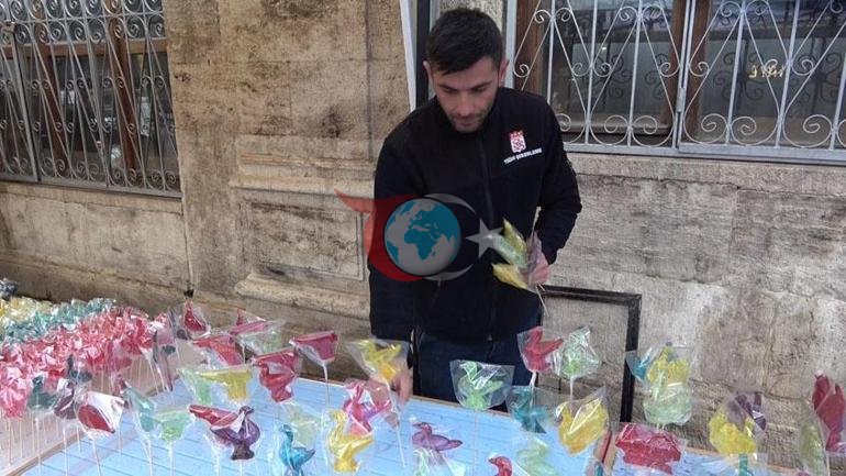 Sivas’ta ramazan geleneği Horoz şekerleri yeniden tezgahlarda