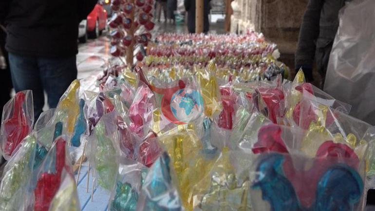 Sivas’ta ramazan geleneği Horoz şekerleri yeniden tezgahlarda