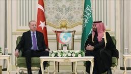 Cumhurbaşkanı Erdoğan, Suudi Prens Selman ile görüştü