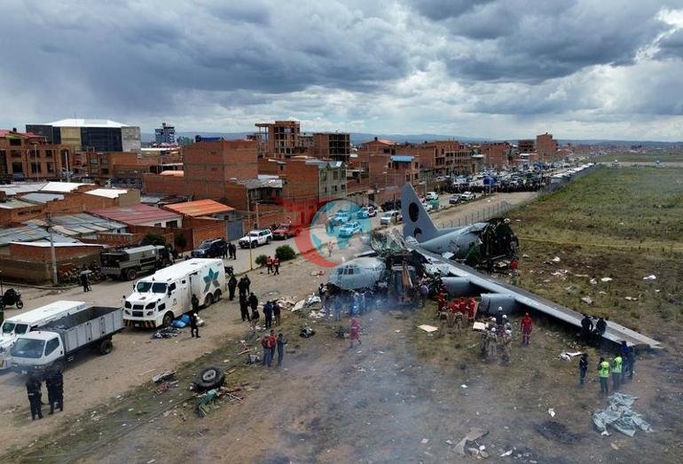 Bolivyada kargo uçağının düşmesi sonucu hayatını kaybedenlerin sayısı 22ye yükseldi