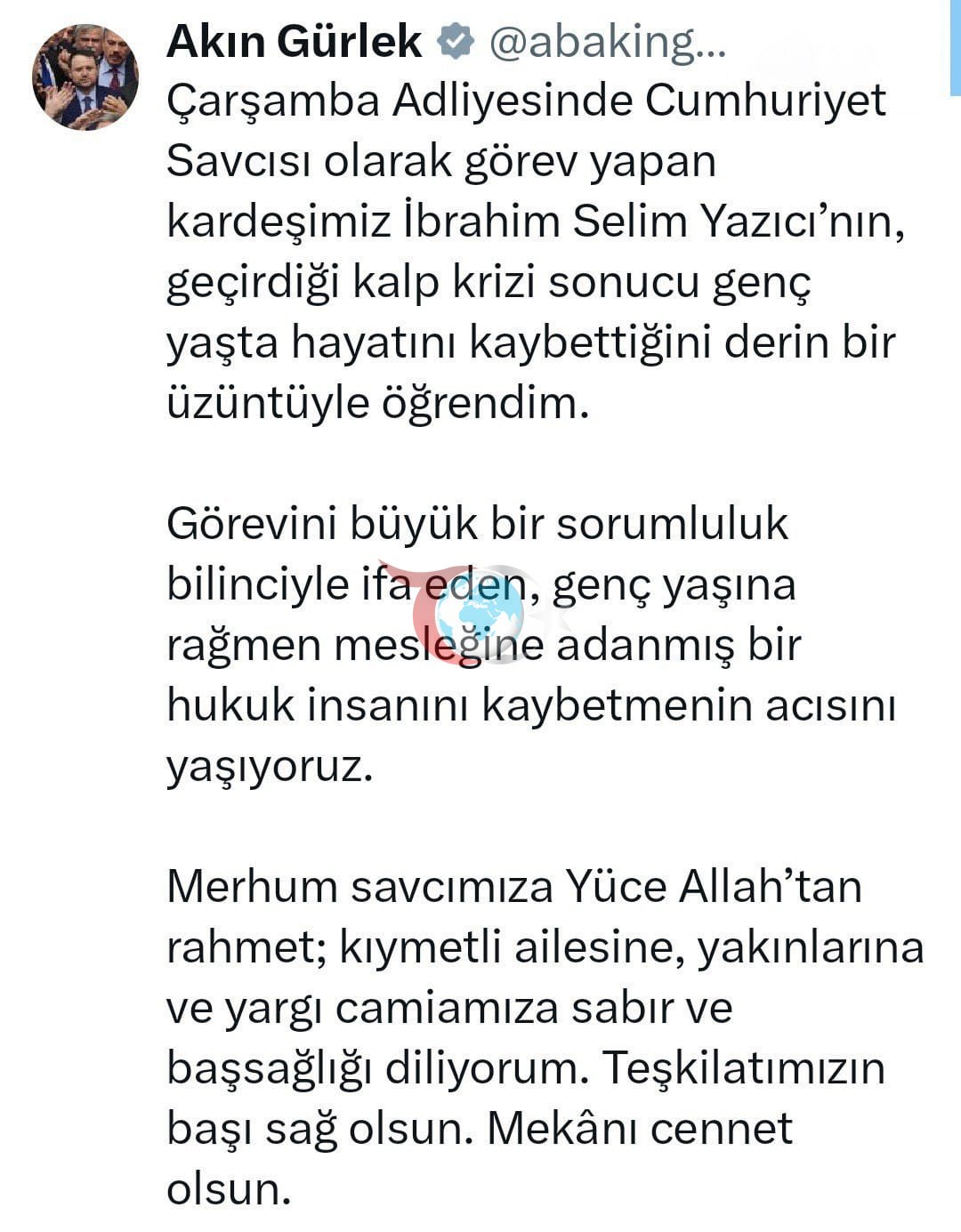Genç savcı kalbine yenik düştü