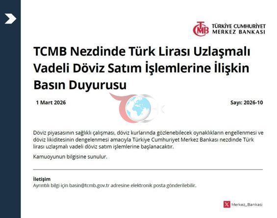 Merkez Bankasından döviz açıklaması