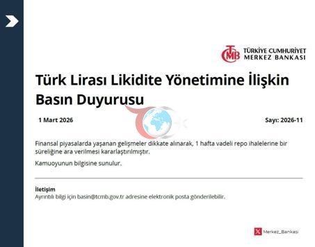 Merkez Bankasından döviz açıklaması