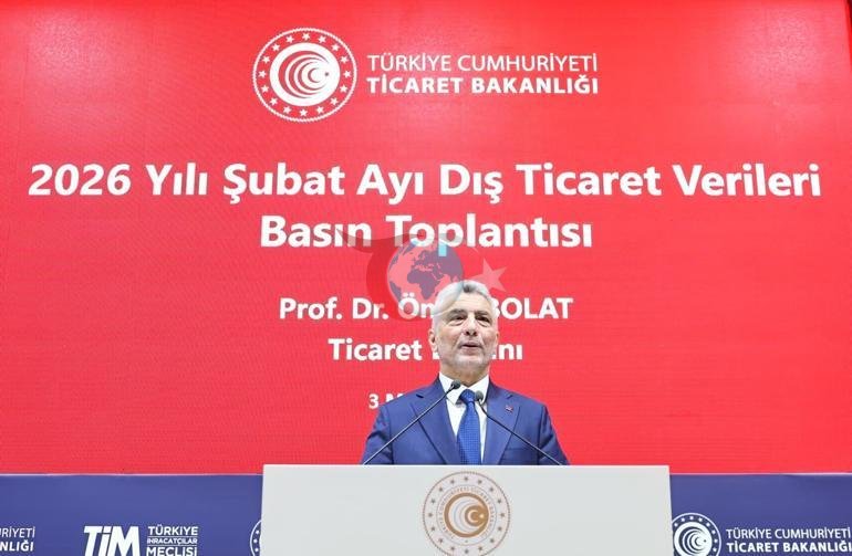 Bakan Bolat: Şubat ayı ihracatı 21 milyar 65 milyon dolar