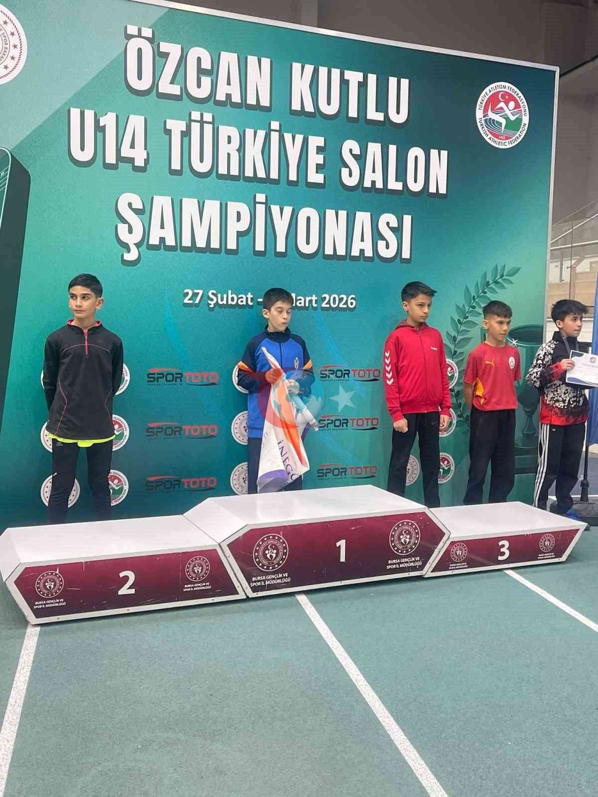 Kayserili sporcu Türkiye üçüncüsü oldu