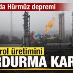 Son dakika: Dünyada Hürmüz depremi! Petrol üretimini durdurma kararı