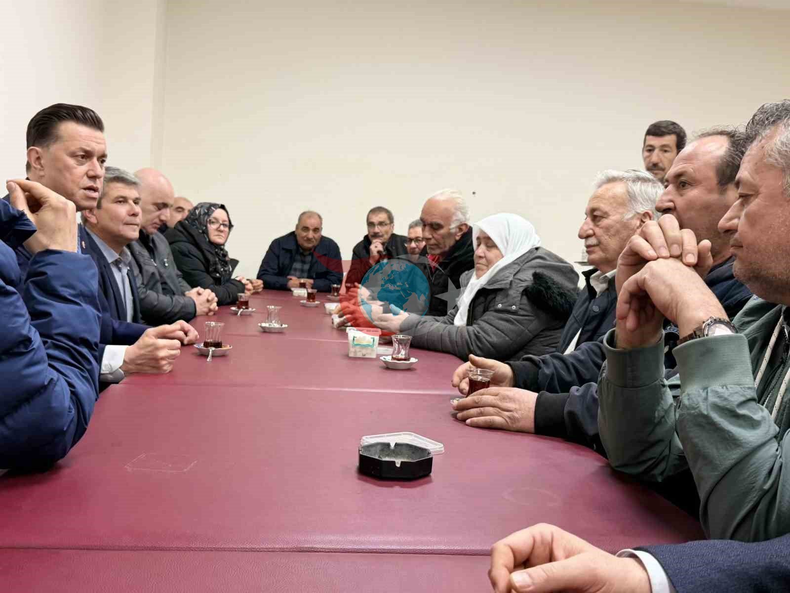 Milletvekili Hatipoğlu, Sarıcakaya&rsquo;da vatandaşlarla bir araya geldi