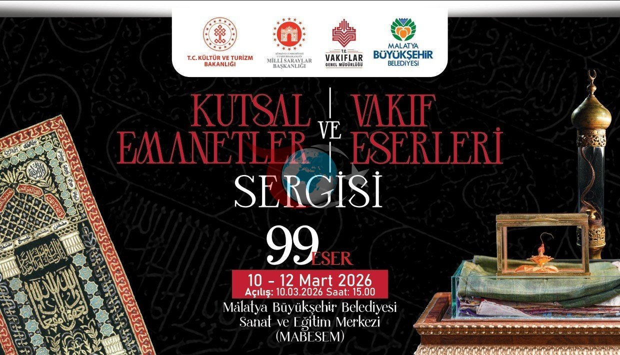 Malatya'da 'Kutsal Emanetler ve Vakıf Eserleri' Sergisi Kapılarını Açıyor