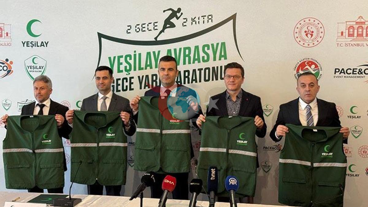 Yeşilay Avrasya Gece Yarı Maratonu Tanıtıldı