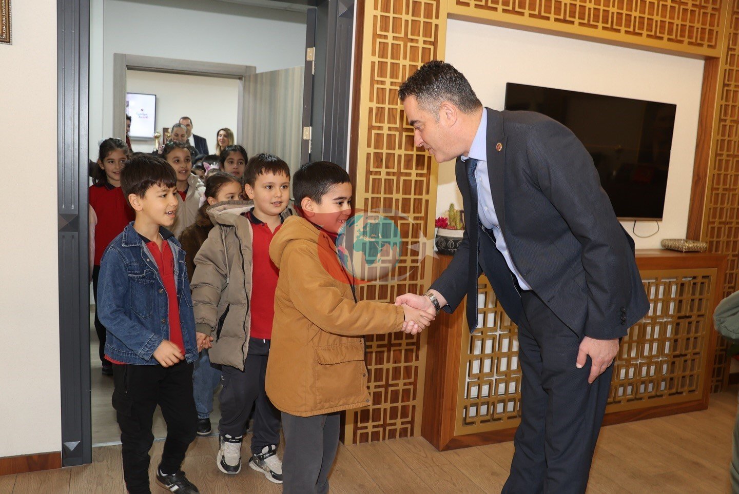 Başkan Arıcı, Minik Öğrencileri Ağırladı