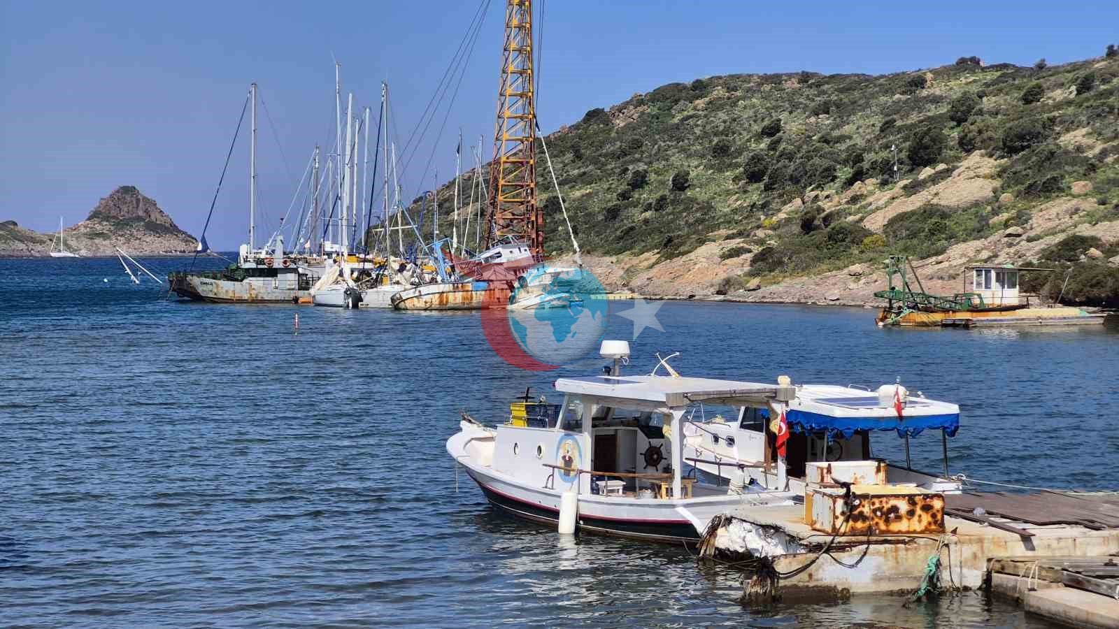 Bodrumโda iskelelerin yฤฑkฤฑmฤฑna baลlandฤฑ