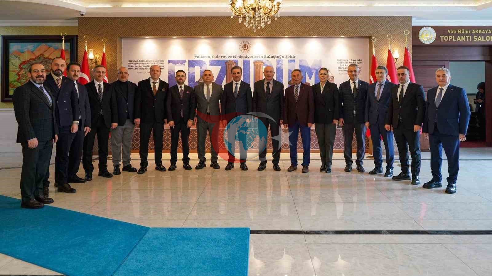 ETSO Başkanı Saim Özakalın ile ETSO yönetiminden Vali Aydın Baruş&rsquo;a hayırlı olsun ziyareti