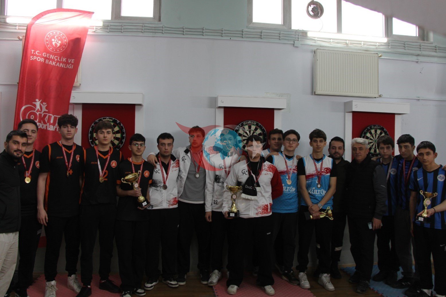Gençler dart müsabakaları sona erdi