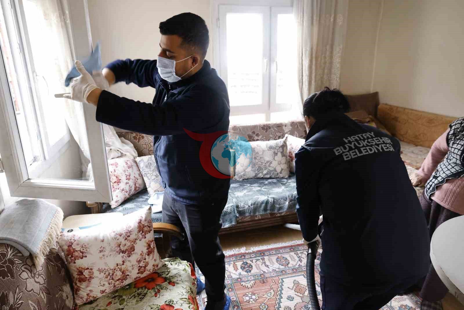 Hatay Büyükşehir Belediyesi, 6 bin 615 hanede temizlik yaptı