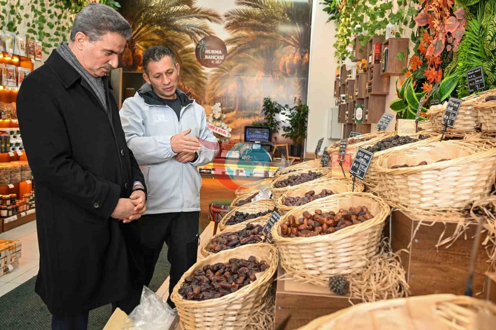 Vali Baruş’tan esnafa Ramazan ziyareti