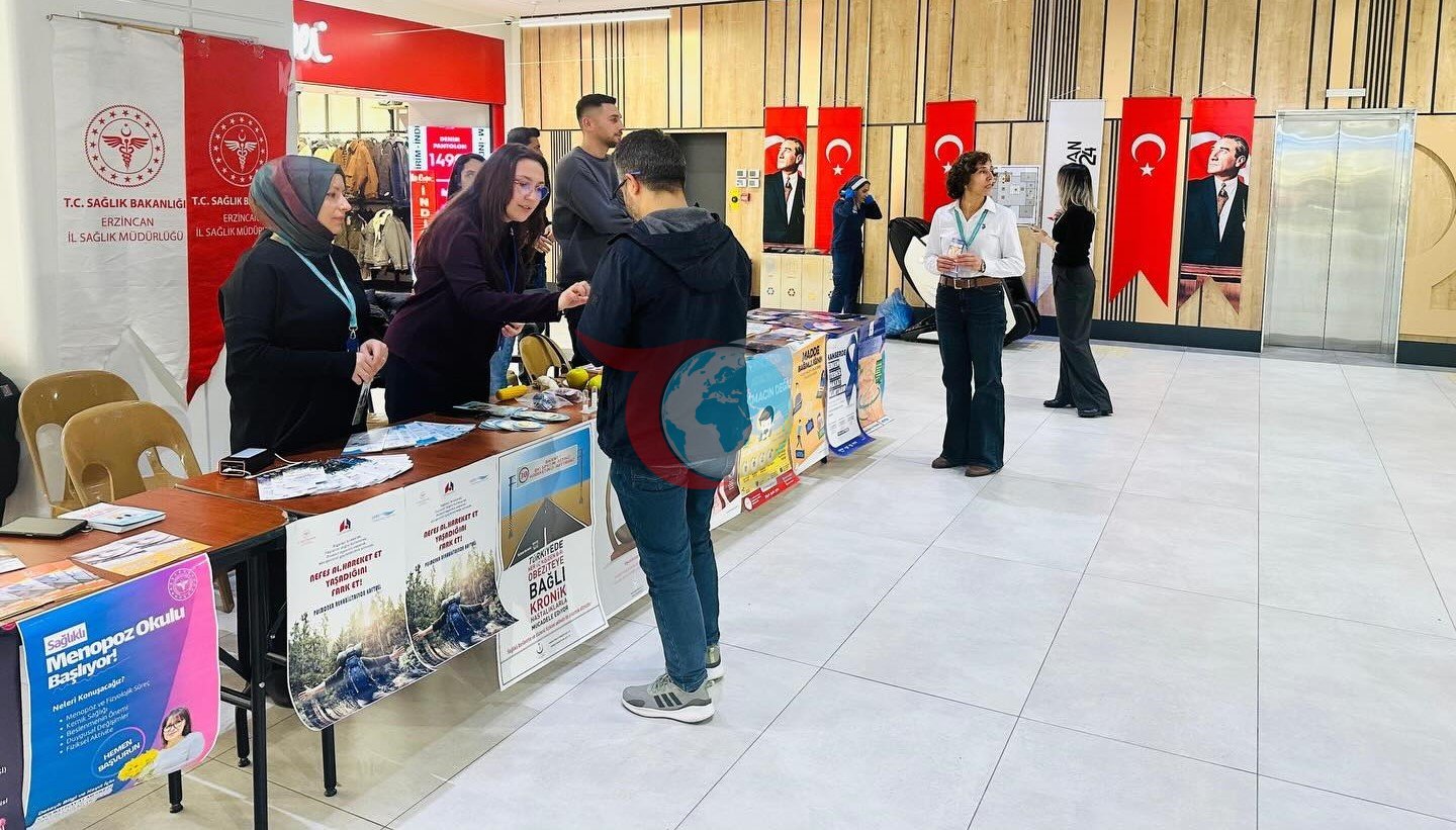 Erzincan&rsquo;da vatandaşlara obezite konusunda bilgilendirme yapıldı