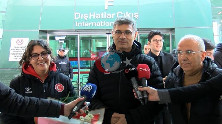 Avrupa Şampiyonası’nda 7 madalya alan milli atıcılar Ankara’ya döndü