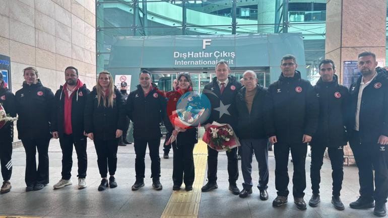 Avrupa Şampiyonası’nda 7 madalya alan milli atıcılar Ankara’ya döndü