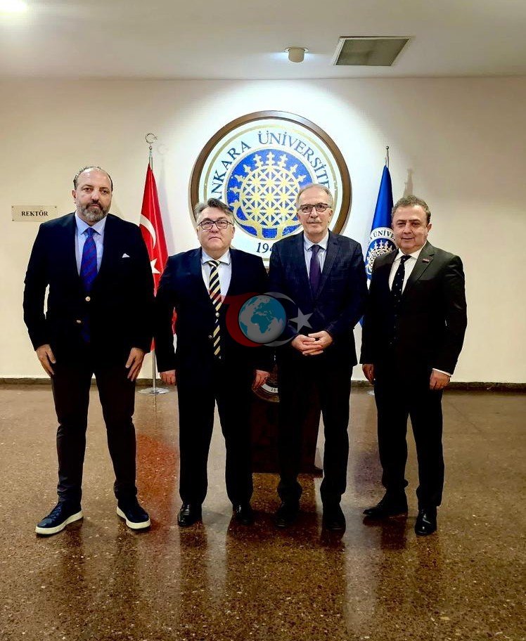 Rektör Özölçer, Ankara Üniversitesi'nde Göreve Başlayan Uzun’u Ziyaret Etti