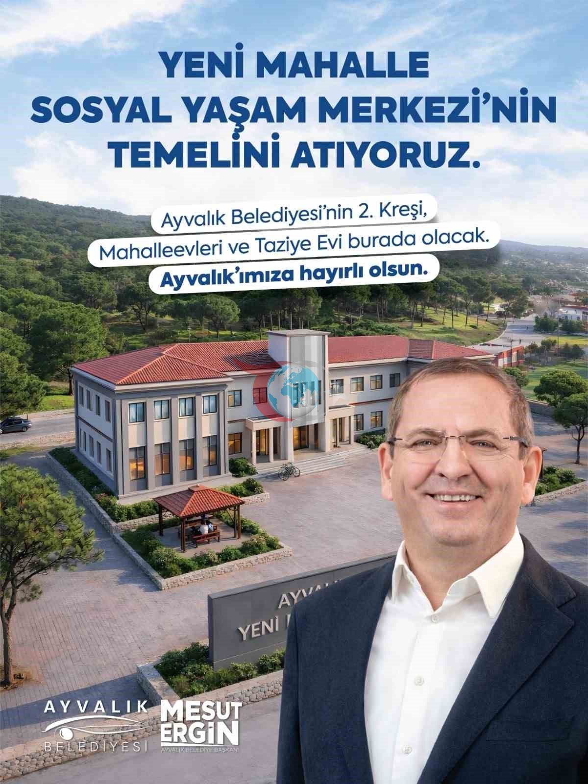 Ayvalฤฑkโta Yenimahalleโye sosyal yaลam merkezi mรผjdesi