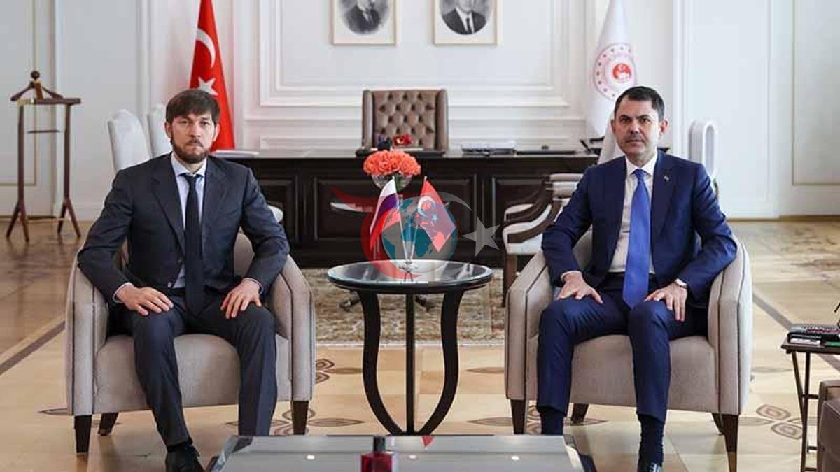 Bakan Kurum ve Rusya Temsilcisi Edelgeriyev İklim Görüşmelerinde Buluştu