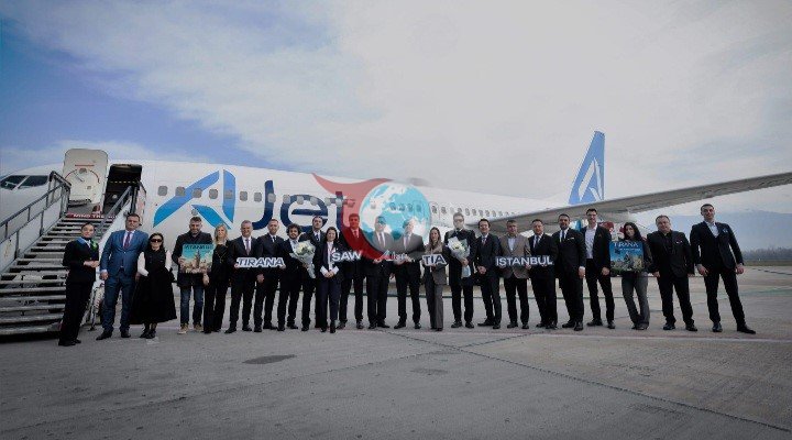 AJet, Arnavutluk başkenti Tiran seferlerini başlattı