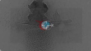 ABD ordusu, İran’a ait İHA gemisini vurdu O görüntüler paylaşıldı