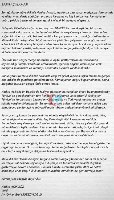 Hadise hukuki süreci başlattı