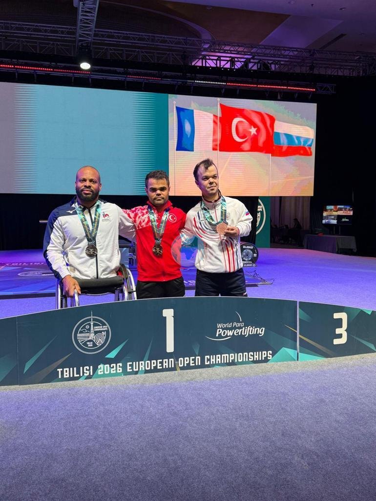 2026 Para Powerlifting Avrupa ลampiyonasฤฑโnda Abdullah Kayapฤฑnar ลampiyon oldu