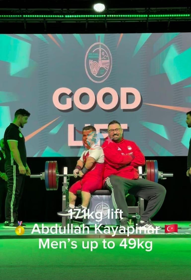 2026 Para Powerlifting Avrupa ลampiyonasฤฑโnda Abdullah Kayapฤฑnar ลampiyon oldu
