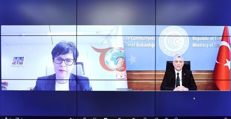 Bakan Bolat, Avrupa Komisyonu üyesi Kos ile görüştü