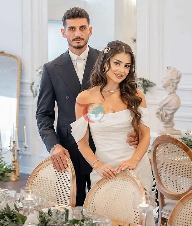 Yakฤฑลฤฑklฤฑ futbolcudan oyuncu eลine dolu sรถzler: "รok aลฤฑฤฤฑm"