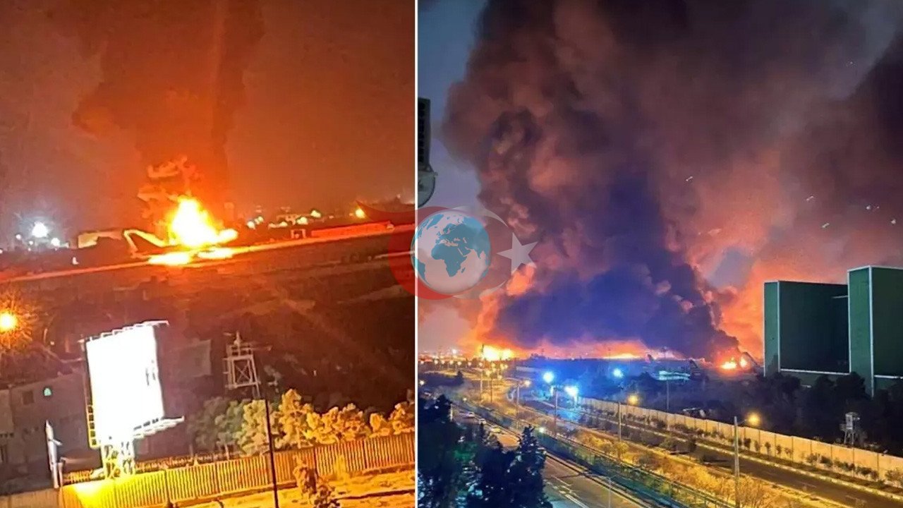 İsrail, Tahran'daki Mehrabad Havalimanı'na Hava Saldırısı Düzenledi