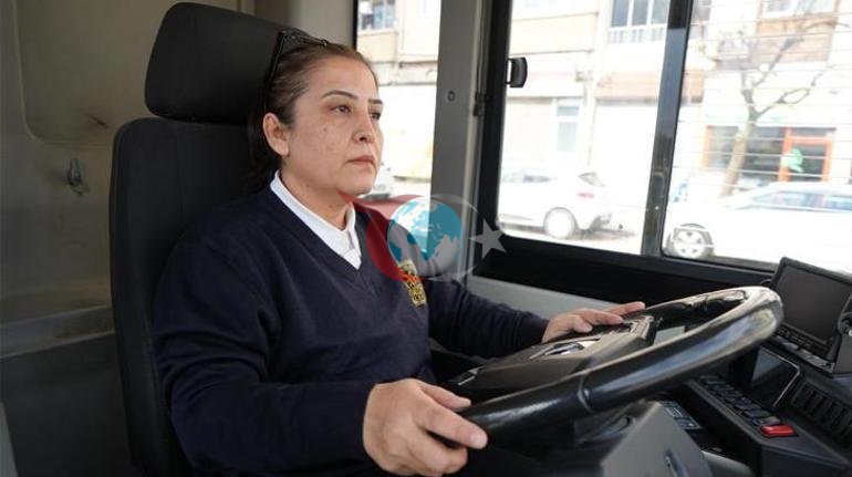 Hayalimi gerçekleştirdim dedi, şehrin ilk kadın otobüs şoförü oldu
