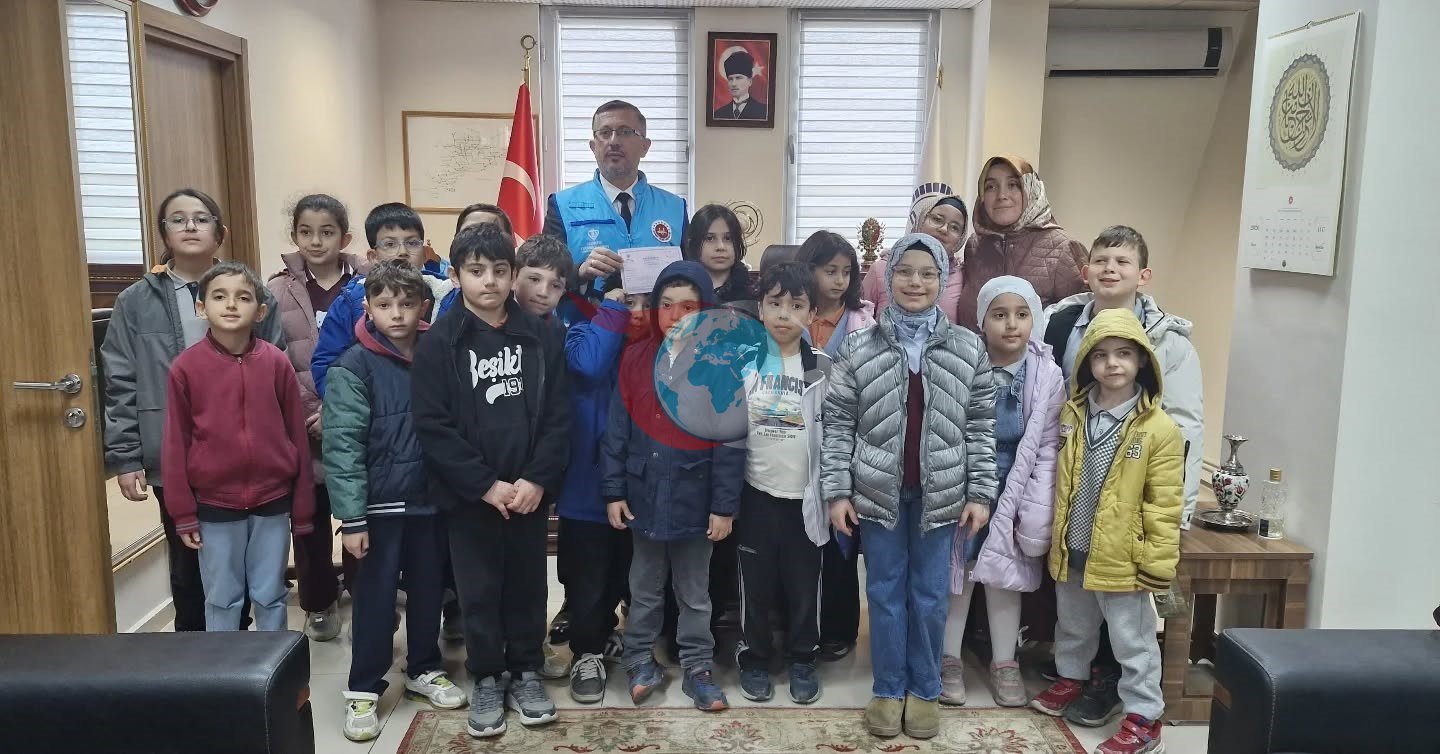 Tepebaลฤฑโnda miniklerden Gazzeโye baฤฤฑล