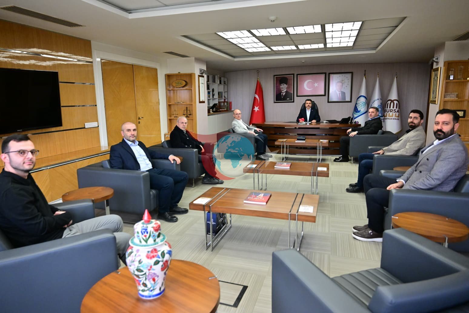 Yıldırım Belediye Başkanı Oktay Yılmaz’a akademik ziyaret