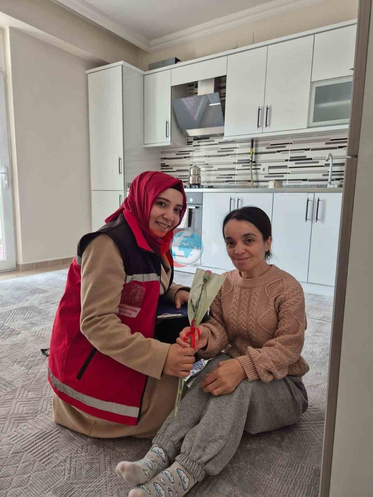 Özel çocuklu annelerin kadınlar günü kutlandı