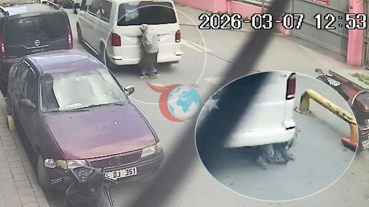 Yaya Geçidinde Minibüs Geri Manevra Yaparken Kadını Altında Sürükledi