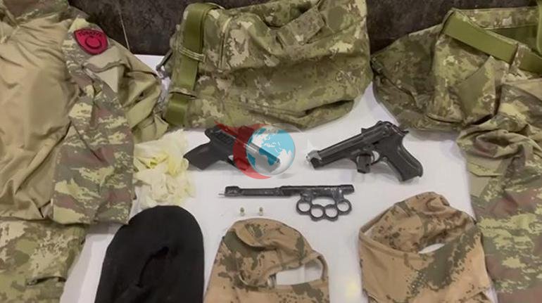 Özel harekat polisi gibi giyindiler, ev basmaya çalıştılar