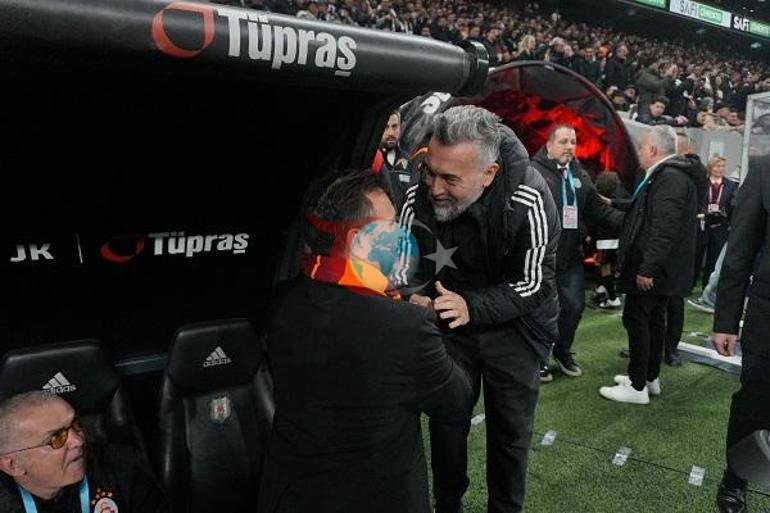 Beşiktaş-Galatasaray derbisinde taraftarlardan özel koreografi