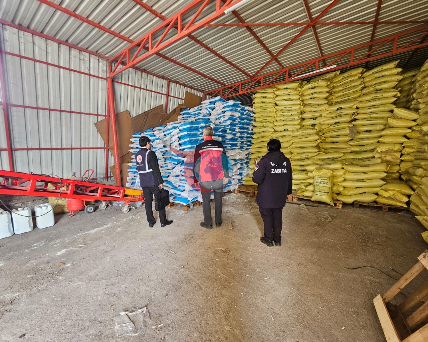 Uşak&rsquo;ta gübre bayilerine denetim