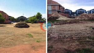 Roma dönemine ait sarnıç yok edildi