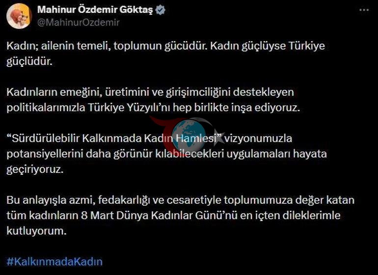 Bakan Göktaş: Hedefimiz; kadınların emeğini Türkiye Yüzyılının üretim gücüne dönüştürmek