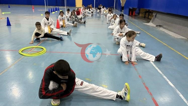 Bilecik'te Tekvando Sporcuları Yoğun Antrenmanlarla Formda Kalıyor