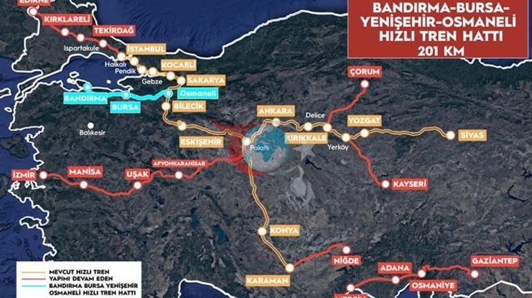 Bir şehre daha hızlı tren geliyor Tarih belli oldu