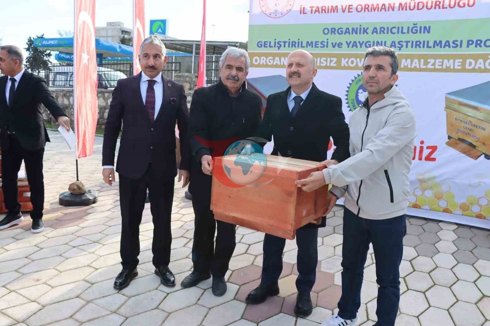 Arıcılara organik arısız 494 kovan dağıtıldı