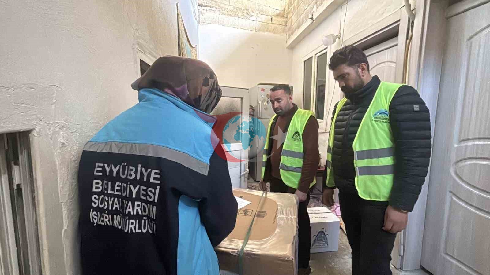 Eyyübiye’de 25 bin aileye yardım kolisi