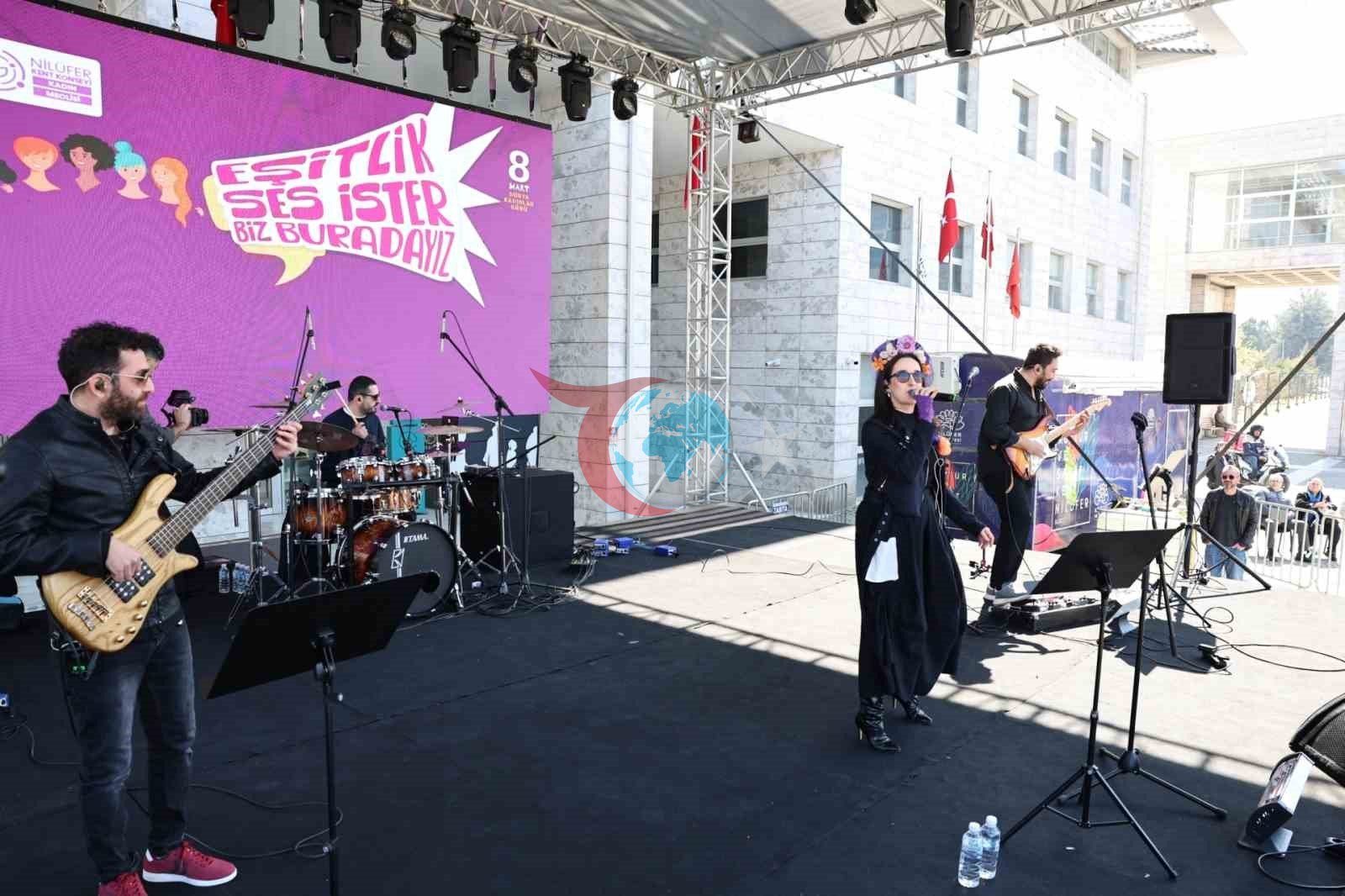 Nilüfer&rsquo;de kadınlar tek ses oldu