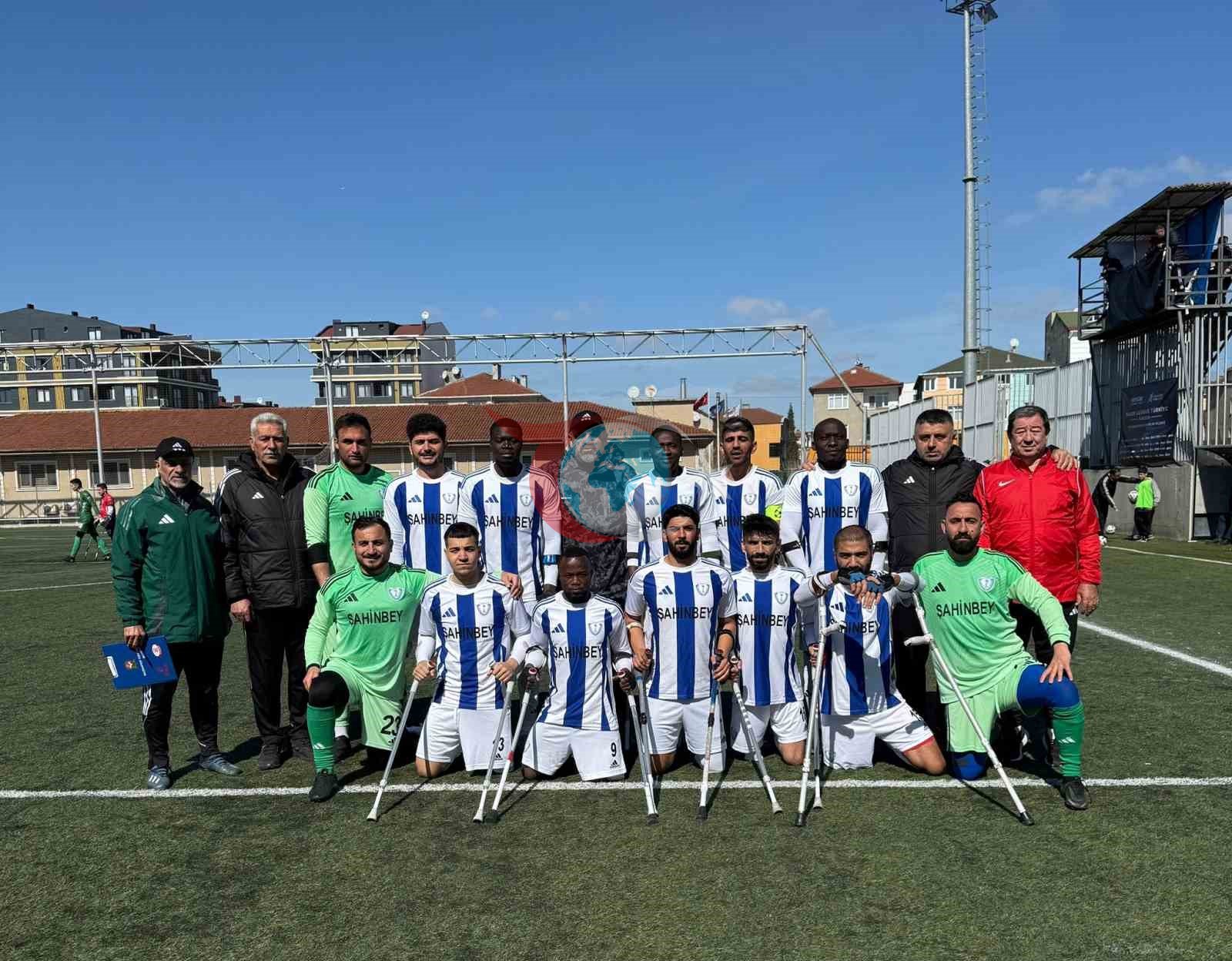 Şahinbey Ampute deplasmandan galibiyetle döndü