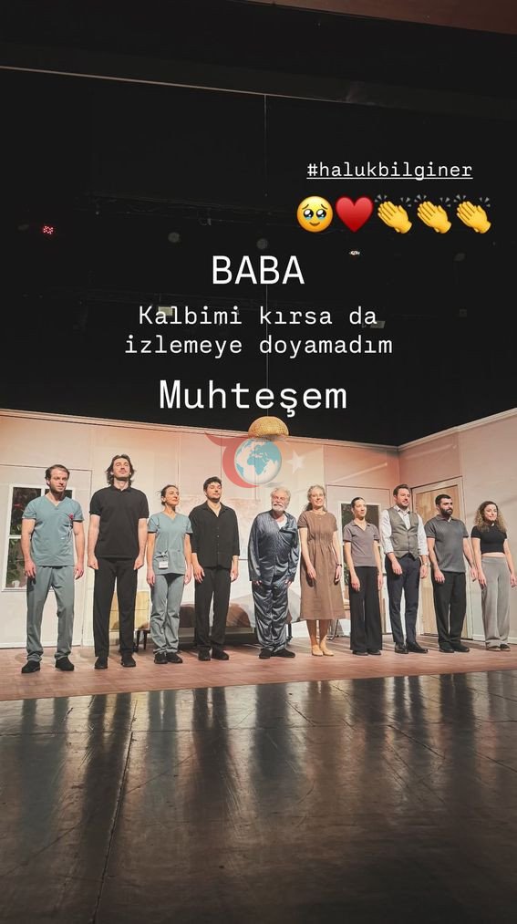Sinem Kobal - Haluk Bilginer buluşması
